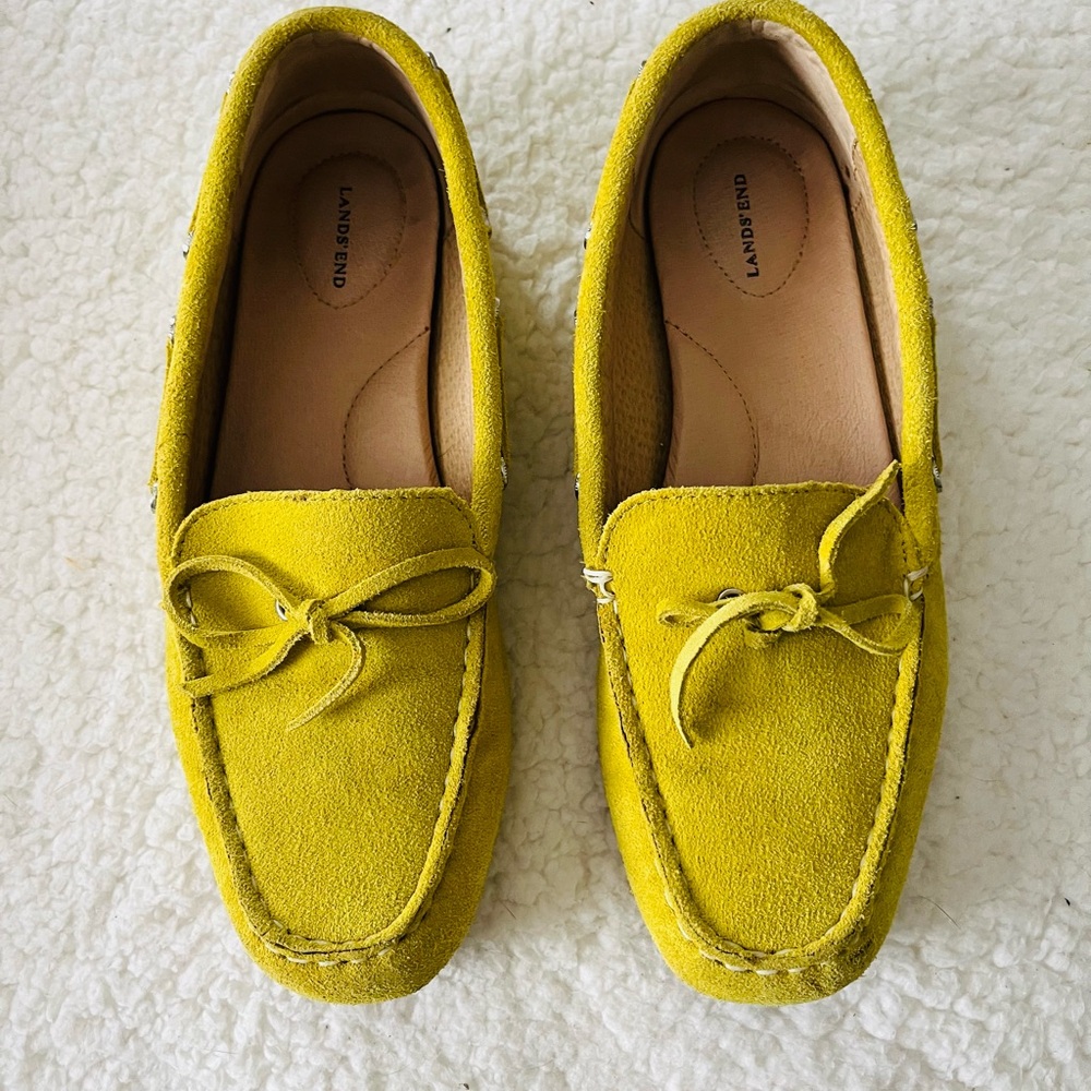 Lands' End Suede Loafers